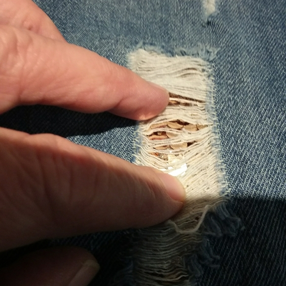 Mango sequinned distressed boyfriend jeans - Picture 10 of 10